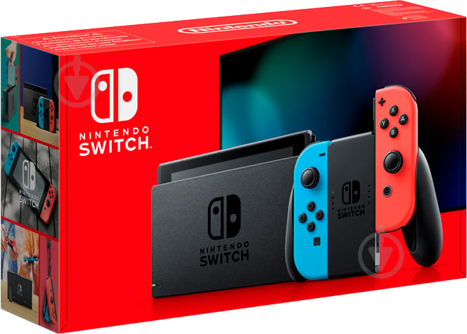 Игровая консоль NINTENDO Switch Neon Blue/Red - фото 6