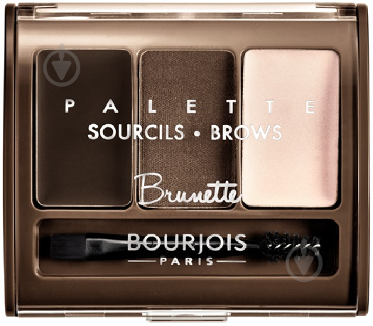 Набор для моделирования бровей Bourjois Brow Palette Brunette 4,5 г - фото 1