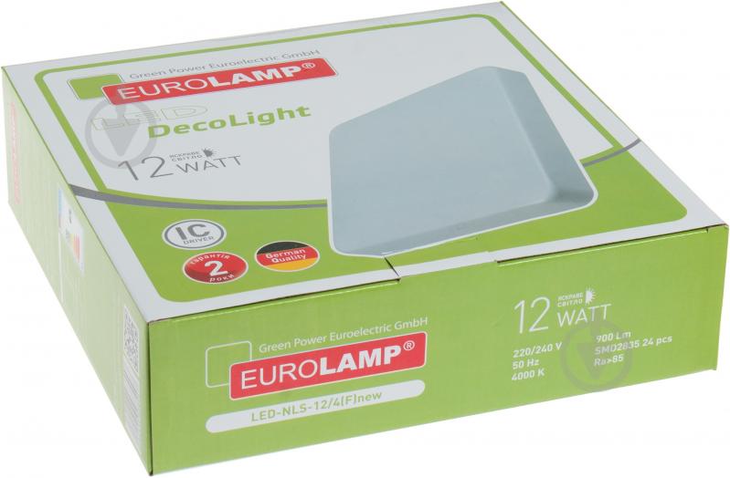 Світильник світлодіодний Eurolamp 12 Вт білий 4000 К LED-NLS-12/4(F)new - фото 3