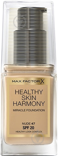 Тональная основа Max Factor HEALTHY SKIN HARMONY №047 Nude 30 мл - фото 1