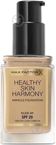 Тональная основа Max Factor HEALTHY SKIN HARMONY №047 Nude 30 мл - фото 2