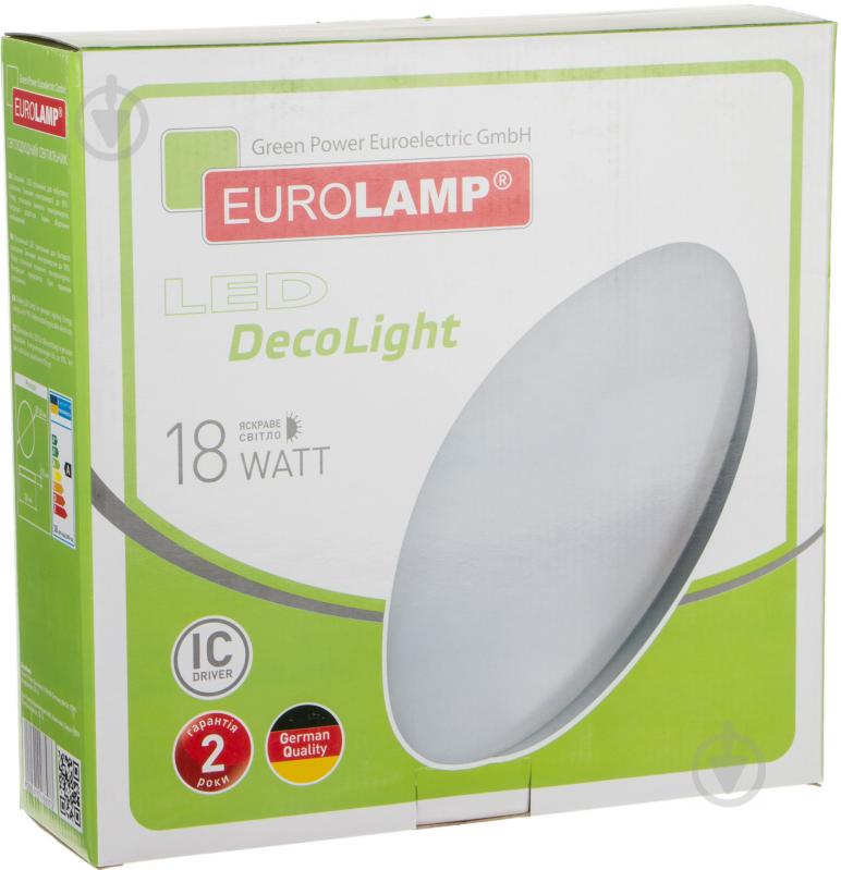 Светильник светодиодный Eurolamp 18 Вт белый 4000 К LED-NLR-18/4(F)new - фото 4