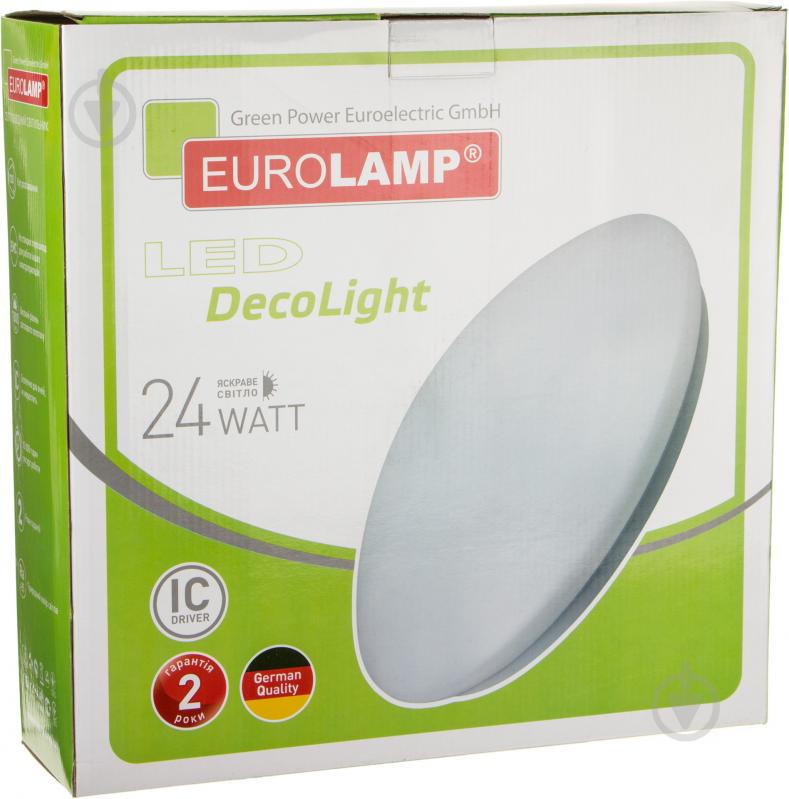 Светильник светодиодный Eurolamp 24 Вт белый 4000 К LED-NLR-24/4(F)new - фото 4