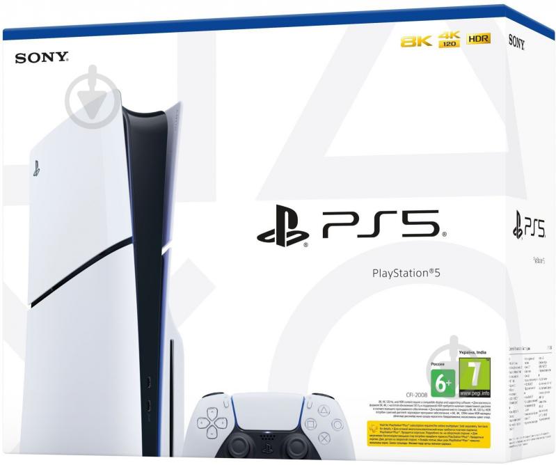 Ігрова консоль Sony PlayStation 5 Slim Blu-ray (CFI-2116) 1174102 white - фото 9