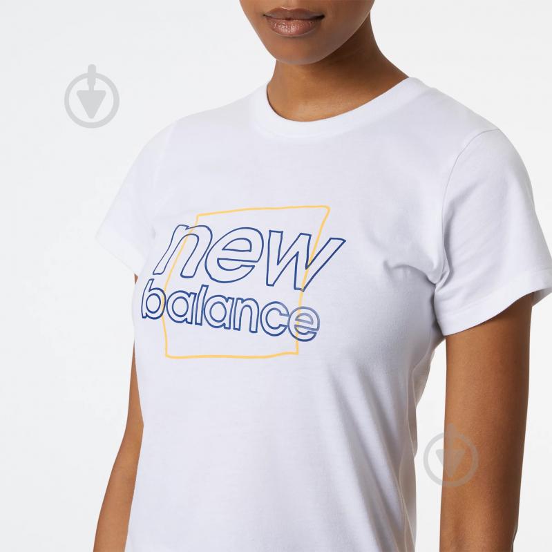 Футболка New Balance WT21801WT р.S белый - фото 4