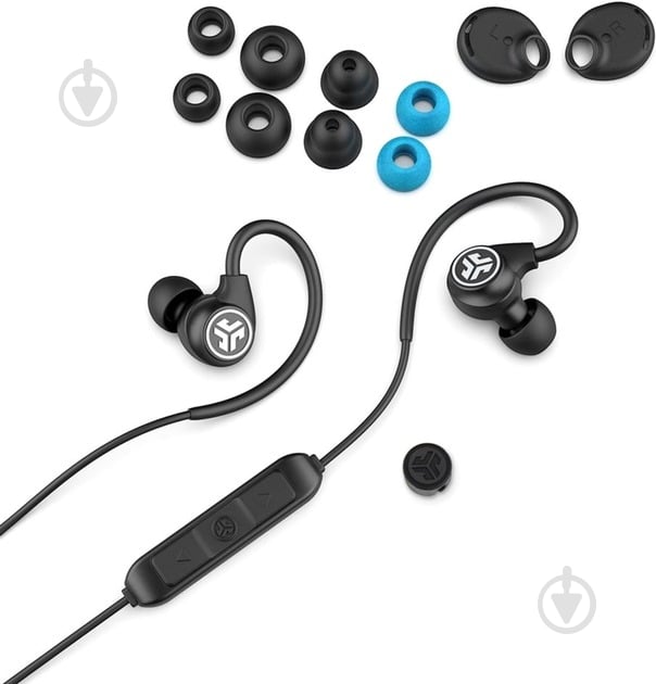 Наушники JLab Fit Sport 3 Wireless Earbuds black (1036148) - фото 5