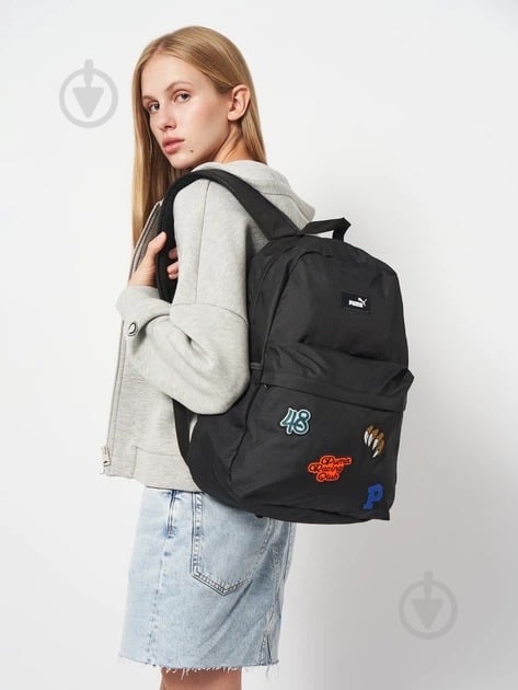 Рюкзак Puma Phase Patch 09173001 20 л черный - фото 6