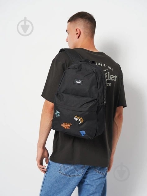 Рюкзак Puma Phase Patch 09173001 20 л черный - фото 7