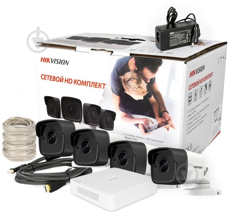 Комплект відеонагляду Hikvision NK4E0-1T - фото 3
