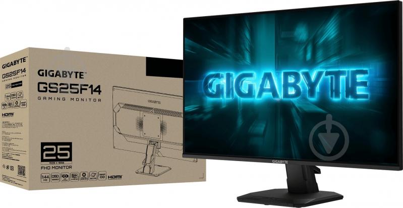 Монитор Gigabyte 25" (GS25F14 EK) - фото 8 Монитор Gigabyte 25" (GS25F14 EK) - фото 8