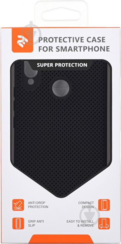 Чехол 2E Dots Black для Huawei P Smart+ - фото 3