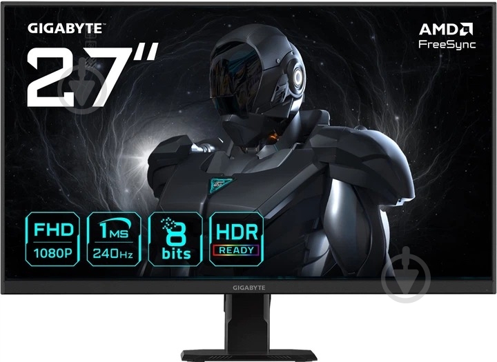 Монітор Gigabyte 27" (GS27F2 EK) - фото 1 Монітор Gigabyte 27" (GS27F2 EK) - фото 1