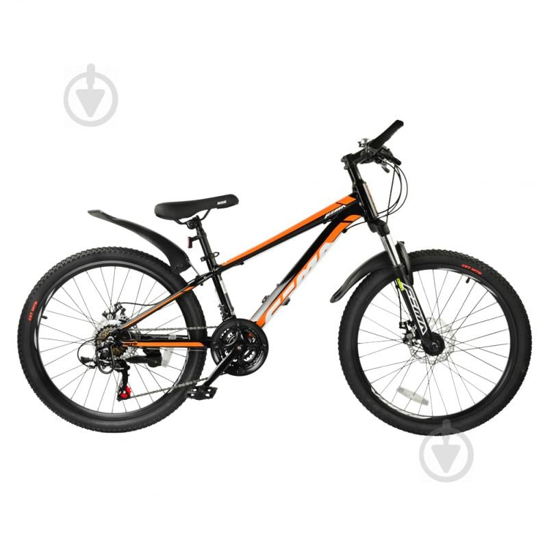 Велосипед дитячий RoyalBaby FEMA MTB 1.0 24", OFFICIAL UA чорний RB24-10-BLK - фото 2