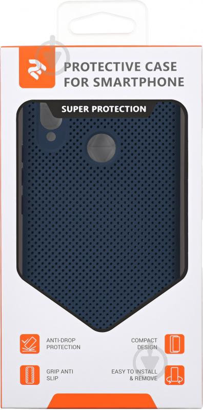Чехол 2E Dots Navy для Huawei P Smart+ - фото 3