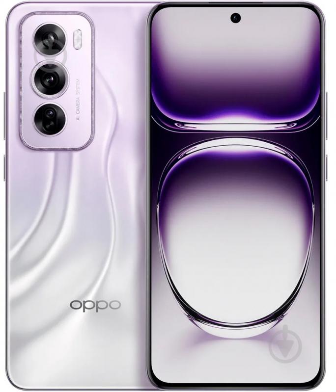 Смартфон OPPO Reno12 Pro CPH2629 12/512GB nebula silver (CPH2629 SILVER) - фото 1