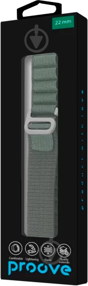 Ремешок Proove Pulse Loop 22 мм green (WBPLUW22MM06) - фото 2