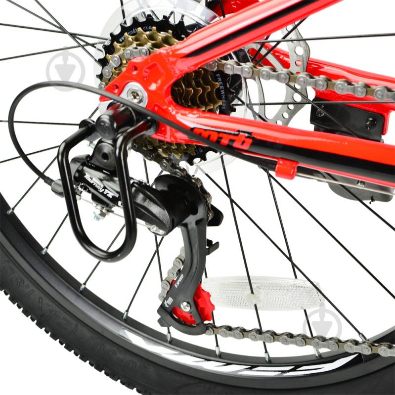 Велосипед дитячий FEMA MTB 1.0 24" OFFICIAL UA червоний RB24-10-RED - фото 7