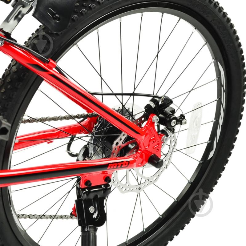 Велосипед дитячий FEMA MTB 1.0 24" OFFICIAL UA червоний RB24-10-RED - фото 5