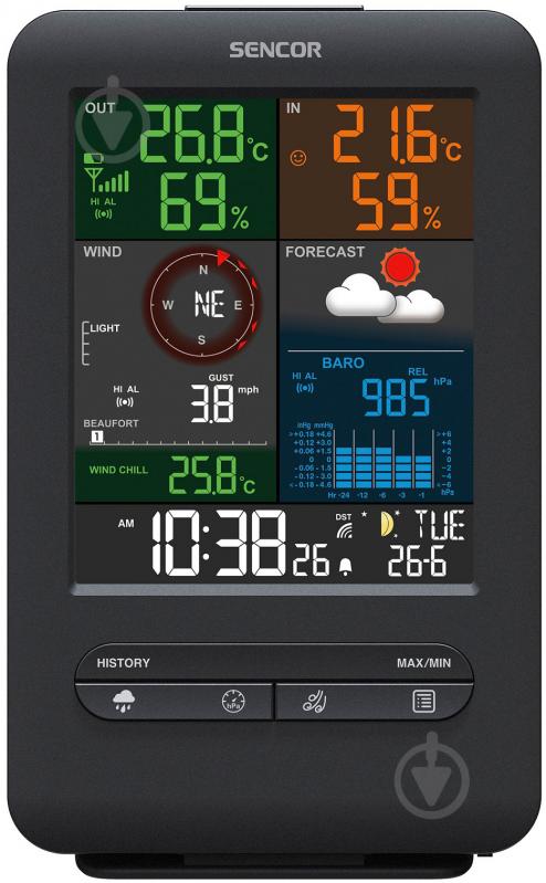 Метеостанція Sencor SWS9300 - фото 3