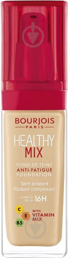 Тональна основа Bourjois HEALTHY MIX №51 світла ваниль 30 мл - фото 3