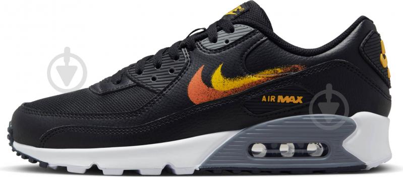 Кроссовки мужские демисезонные Nike AIR MAX 90 FJ4229-001 р.45,5 черные - фото 3