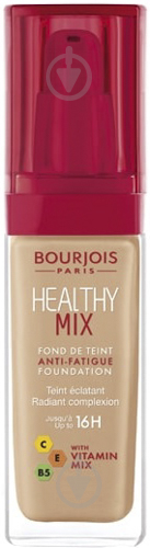 Тональная основа Bourjois HEALTHY MIX №55 темный беж 30 мл - фото 2