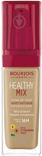 Тональная основа Bourjois HEALTHY MIX №56 светлый загар 30 мл - фото 2