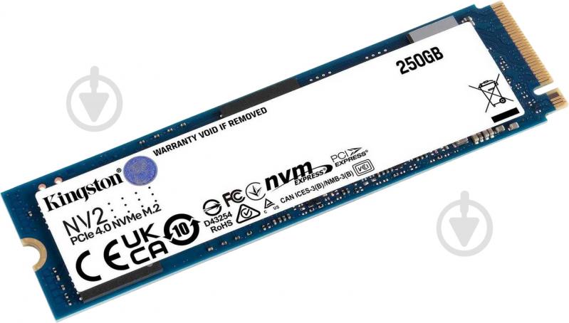 SSD-накопитель Kingston 250GB M.2 PCI Express 4.0 x4 3D NAND (SNV2S/250G) - фото 2