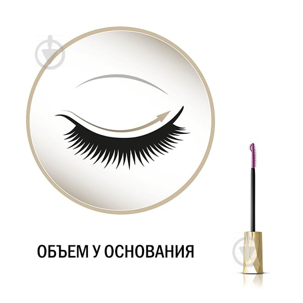 Туш для вій Max Factor LASH CROWN WTP об'єм розділення подовження водостійка №01 Black 6.5 мл - фото 5