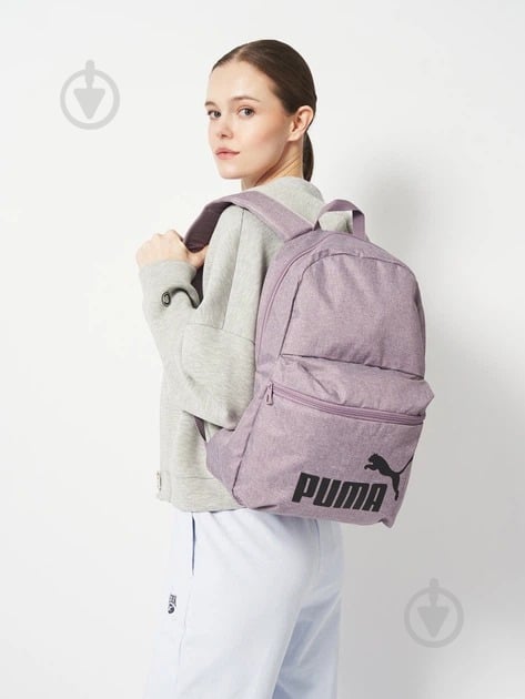 Рюкзак Puma Phase Backpack III 09117623 22 л розовый - фото 5