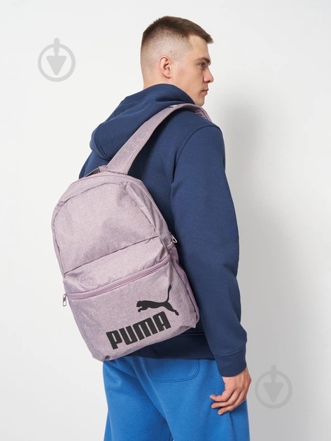 Рюкзак Puma Phase Backpack III 09117623 22 л розовый - фото 7