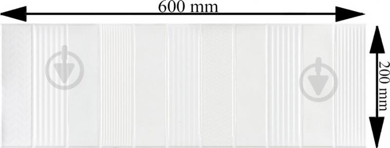 Плитка Emigres Лиид бланко деко 20x60 - фото 2