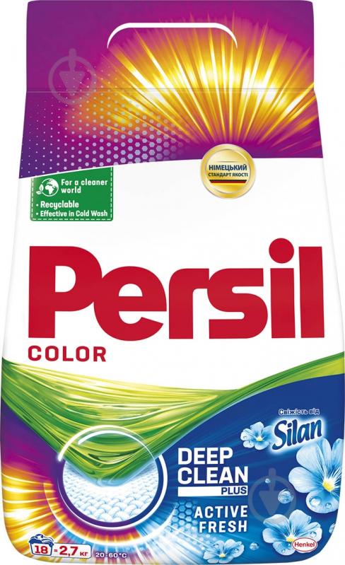 Порошок для машинной и ручной стирки Persil Color свежесть от Silan 2,7 кг - фото 2