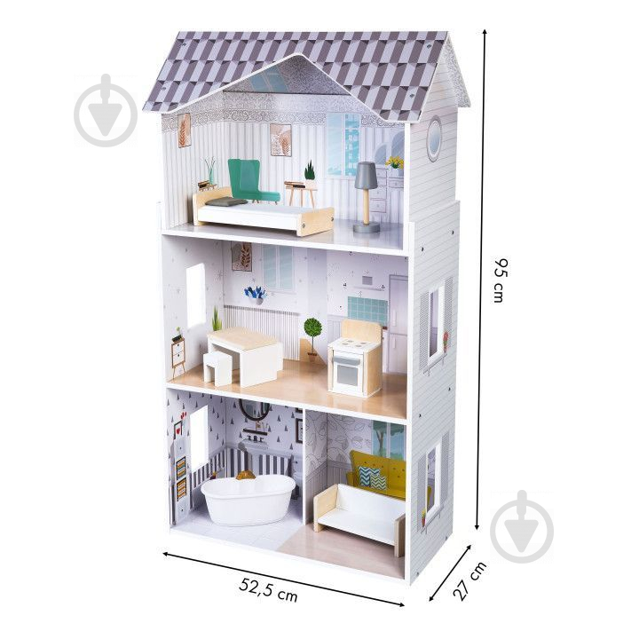 Кукольный домик EcoToys Grace 8210 - фото 11