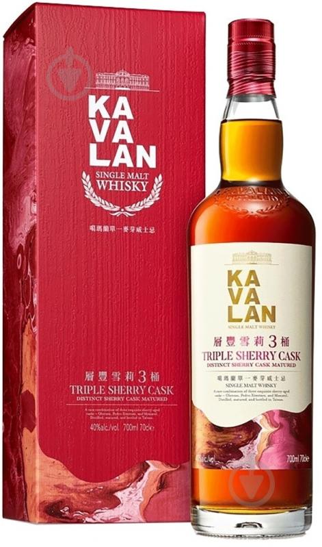 Віскі Kavalan Kavalan Triple Sherry Cask 0,7 л - фото 1