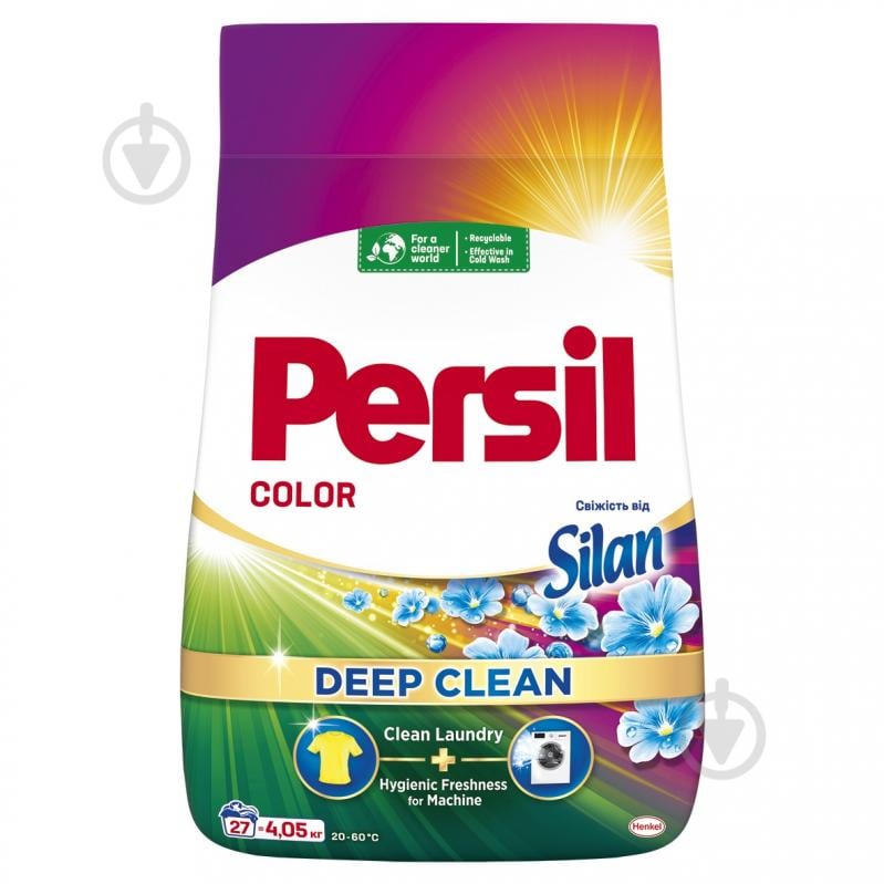 Порошок для машинного та ручного прання Persil Color plus Active fresh 4,05 кг - фото 1