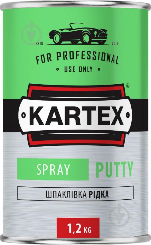 Шпаклівка рідка KARTEX 1,2 кг - фото 1