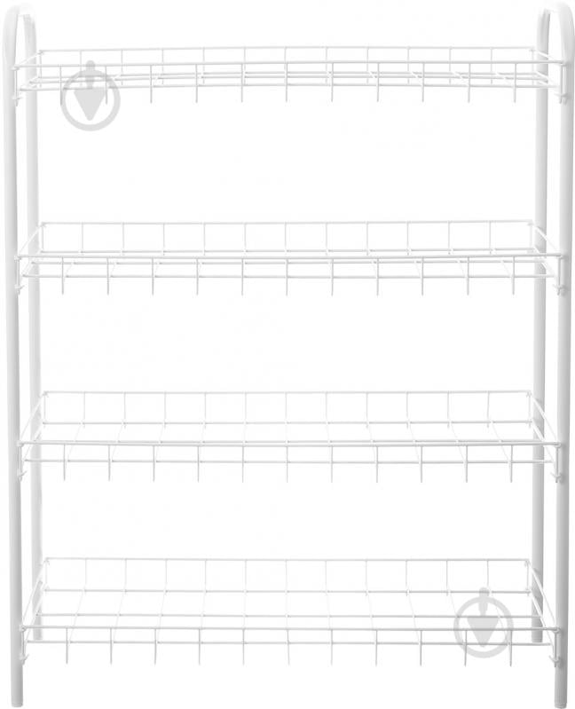 Етажерка Metaltex 4-рівнева для взуття SHOE4 640x230x800 мм білий (365504) - фото 2