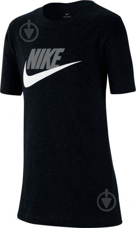 Футболка Nike K NSW TEE FUTURA ICON TD AR5252-013 р.XS черный - фото 1