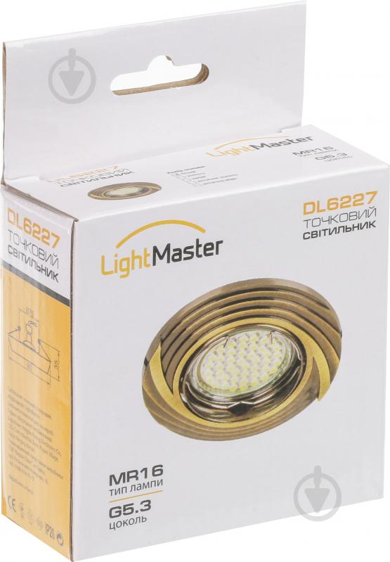 Светильник точечный LightMaster GU5.3 белый DL6227 бiлий - фото 5