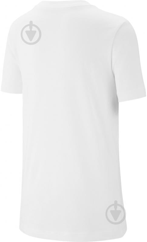 Футболка Nike B NSW TEE FUTURA ICON TD AR5252-107 р.XL бело-красный - фото 2