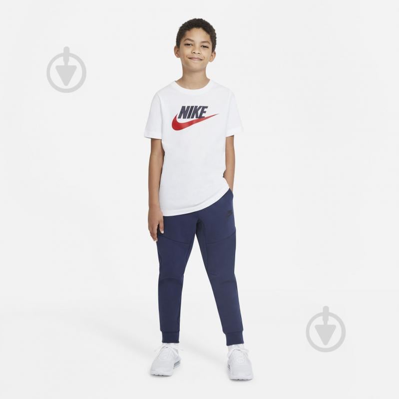 Футболка Nike B NSW TEE FUTURA ICON TD AR5252-107 р.XL бело-красный - фото 6