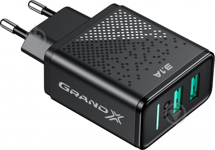 Зарядное устройство Grand-X CH-60 2 USB 5 В 3.1 A - фото 2