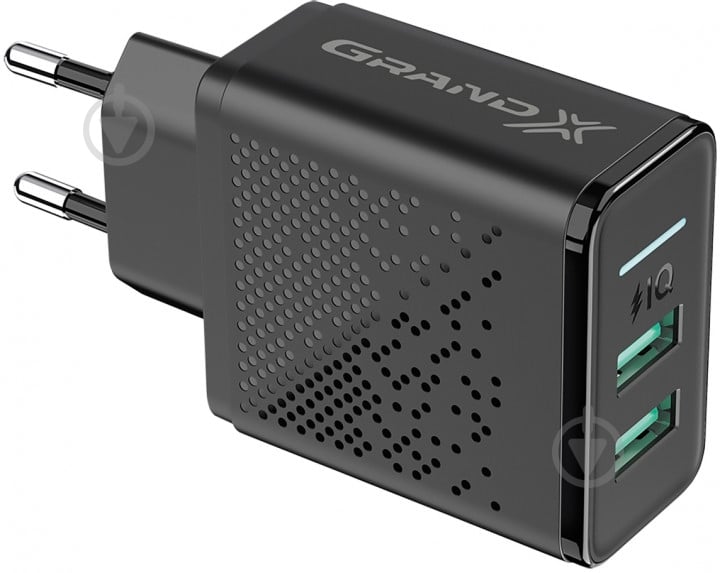 Зарядний пристрій Grand-X CH-60 2 USB 5 В 3.1 A - фото 1