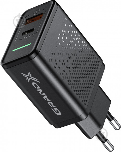 Зарядное устройство Grand-X Fast Сharge 6-в-1 PD 3.0, QС3.0, AFC, SCP, FCP, VOOC 1 USB + 1 TypeC 18 Вт CH-880 - фото 3