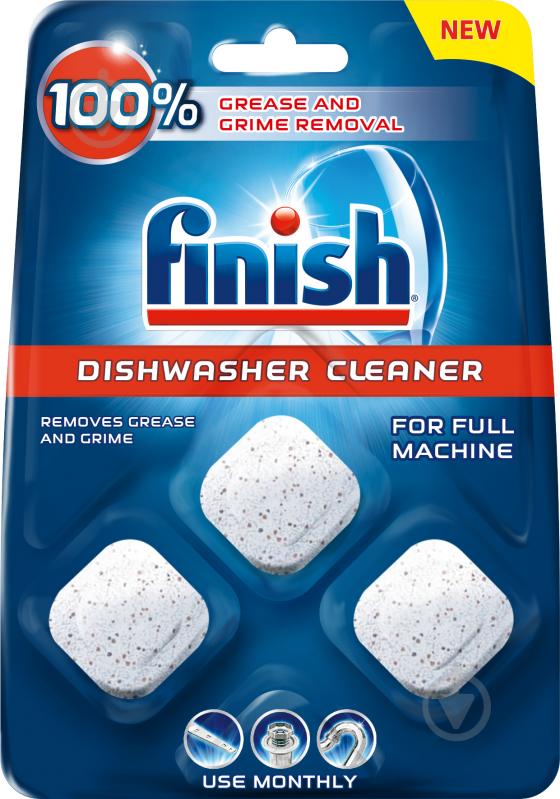 Очищувальний засіб для ПММ Finish Dishwasher Cleaner 3 шт. - фото 1