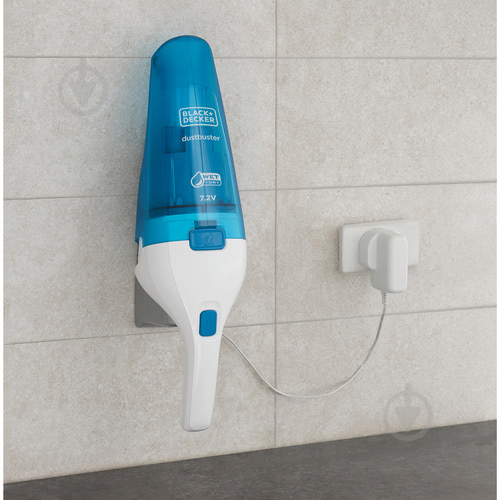 Пилосос акумуляторний Black+Decker WDC115WA white/blue - фото 5