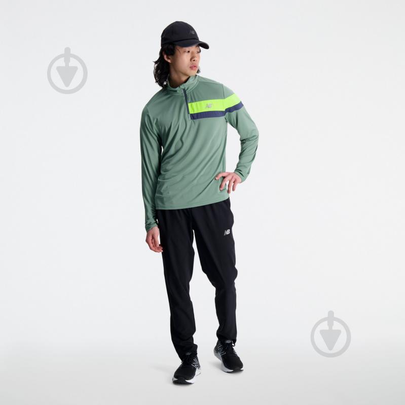 Джемпер New Balance ACCELERATE 1/4 ZIP MT23227DKJ р.XL зелений - фото 1