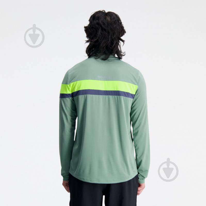 Джемпер New Balance ACCELERATE 1/4 ZIP MT23227DKJ р.XL зелений - фото 5