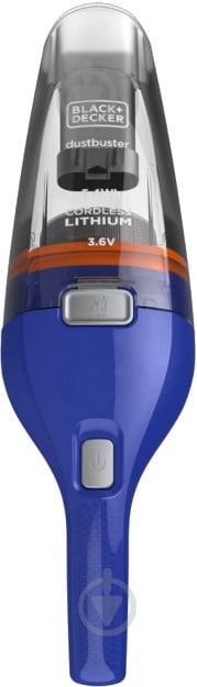 Пилосос акумуляторний Black+Decker NVC115WA grey/blue - фото 2